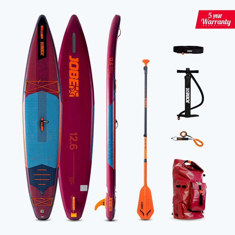 SUP Brett JOBE Neva 12'6" Paket rot 486423001