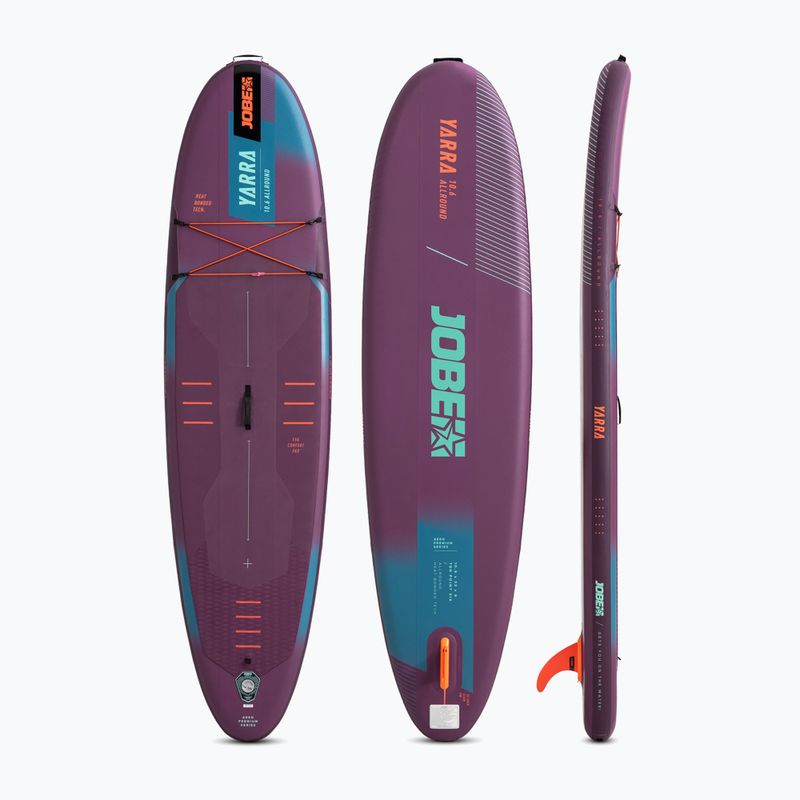 JOBE Aero Yarra SUP Board Paket 10'6" Sonnenuntergang lila 2