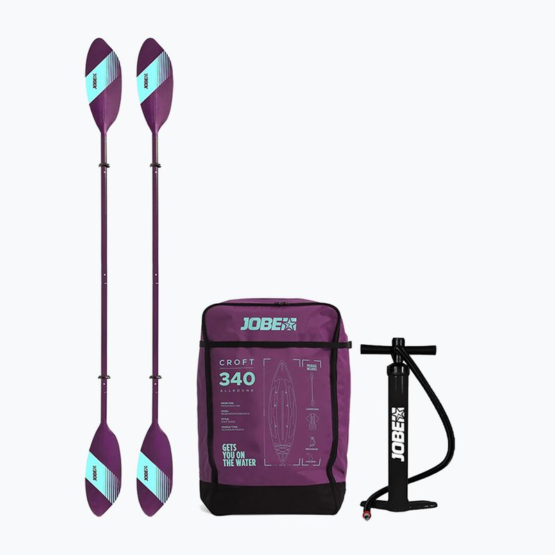 JOBE Croft Aufblasbares 2-Personen-Kajak-Paket 340 cm sunset lila 12