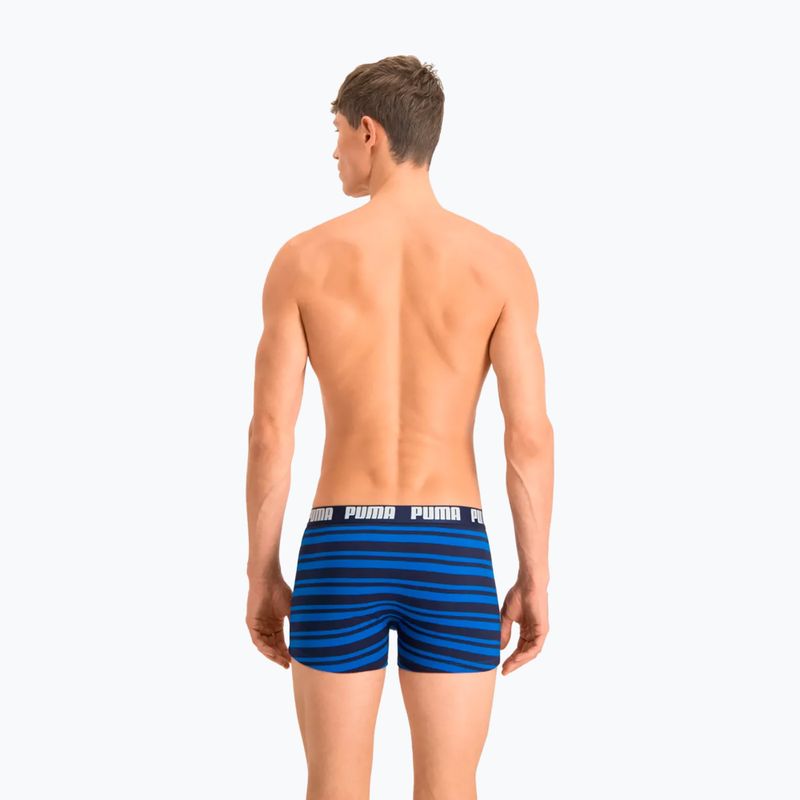 Boxershorts Herren PUMA Heritage Stripe 2szt blue 4