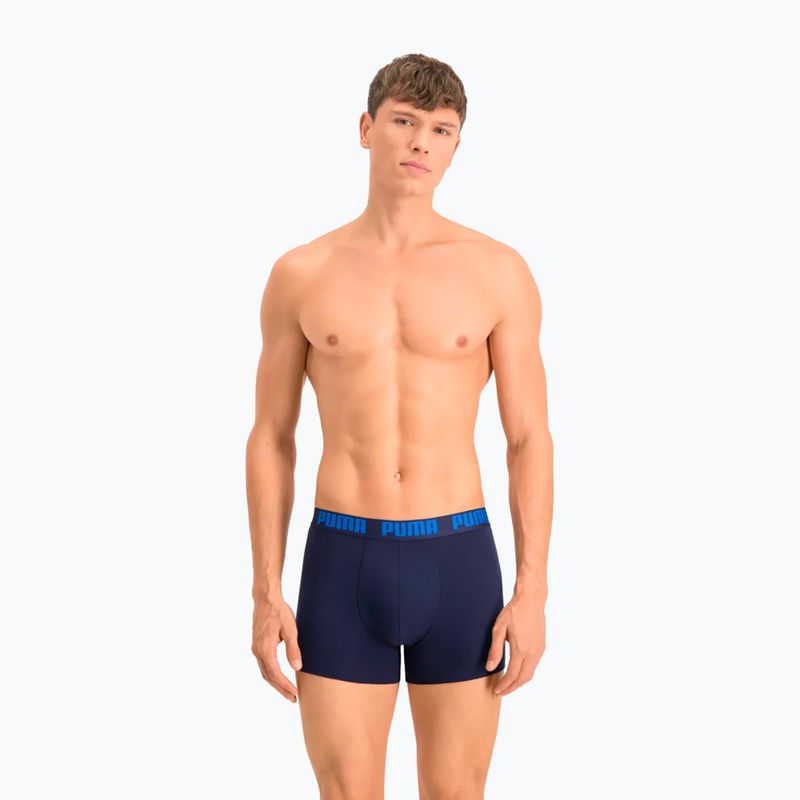 Boxershorts Herren PUMA Heritage Stripe 2szt blue 7