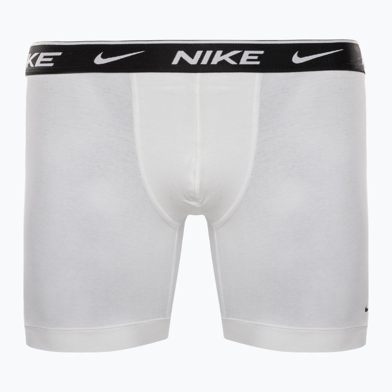 Nike Everyday Cotton Stretch Boxer Brief 3Pk MP1 weiß/grau heather/schwarz 8