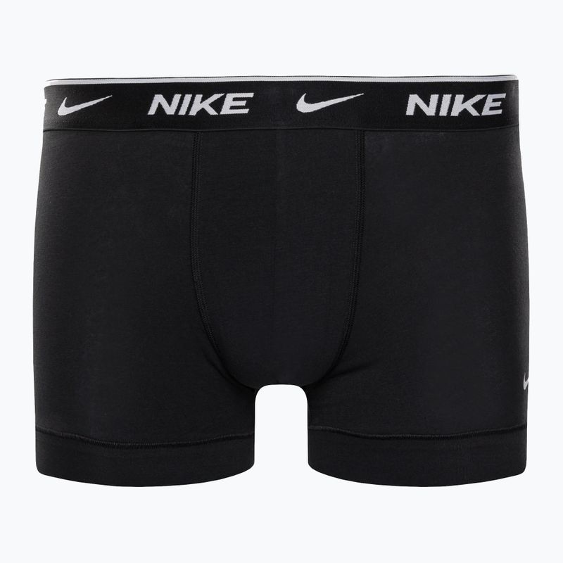 Herren Boxershorts Nike Everyday Cotton Stretch Trunk 3Pk UB1 schwarz 2