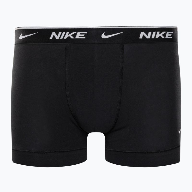 Herren Boxershorts Nike Everyday Cotton Stretch Trunk 2Pk IEV schwarz