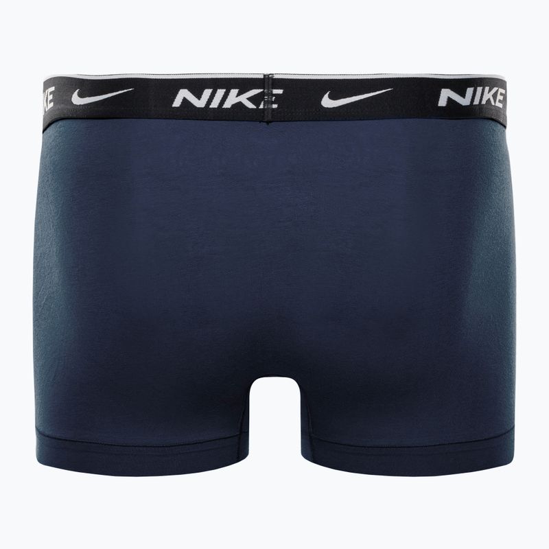 Herren Boxershorts Nike Everyday Cotton Stretch Trunk 3Pk UB1 obsidian / game royal / schwarz 6