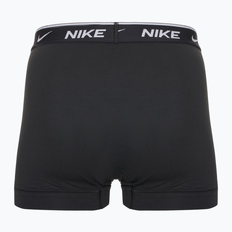 Herren Boxershorts Nike Everyday Cotton Stretch Trunk 3 Paar weiß/grau heather/schwarz 5