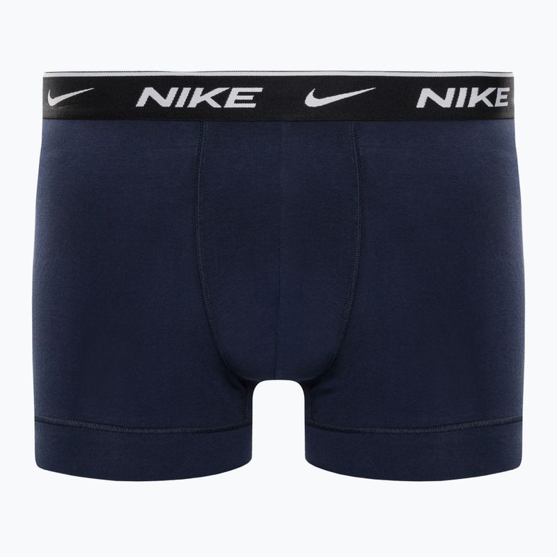 Herren Boxershorts Nike Everyday Cotton Stretch Trunk 2Pk IEV obsidian/game royal 5