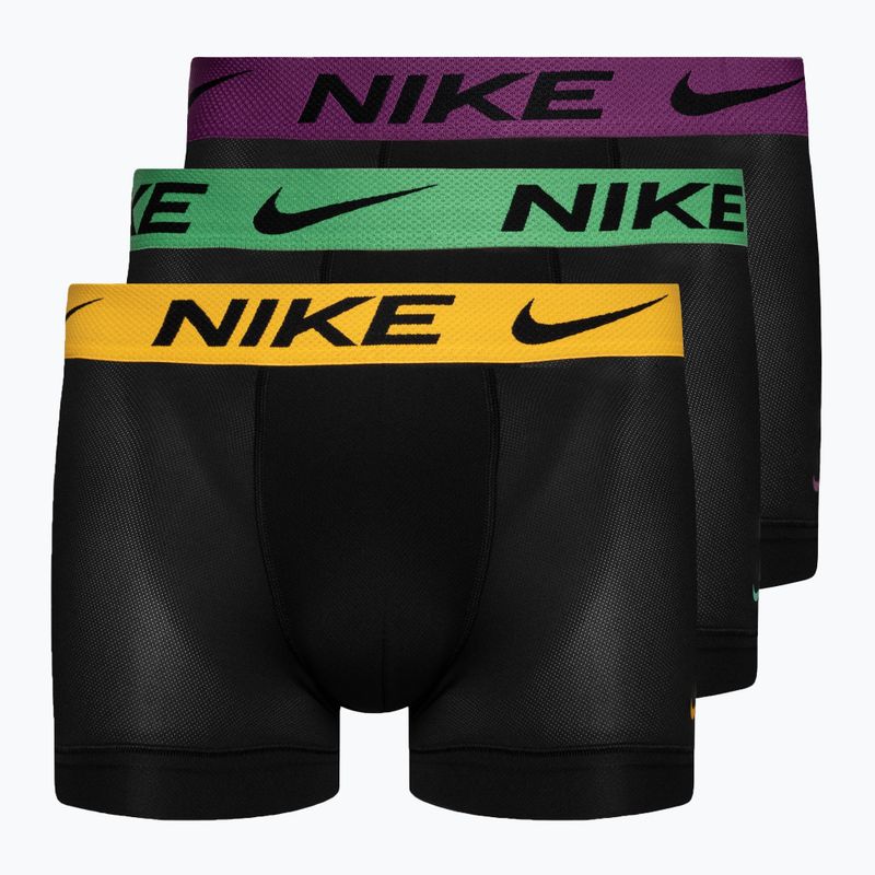 Nike Dri-FIT Cotton Trunk Herren Boxershorts 3 Paar fuxia/gelb/türkis