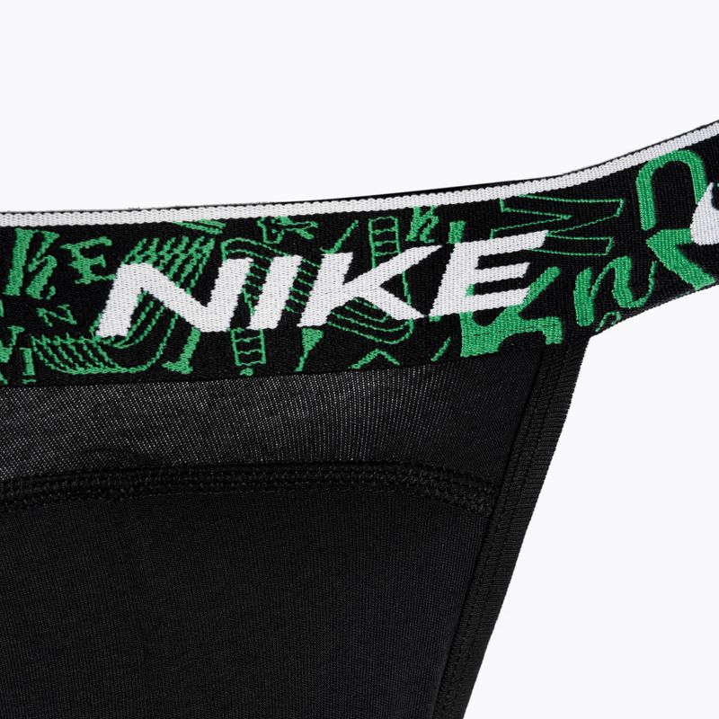 Herren Slips Nike Dri-FIT Everyday Cotton Stretch Jock Strap 3 Paar black/red/aquarius blue/stadium green 3