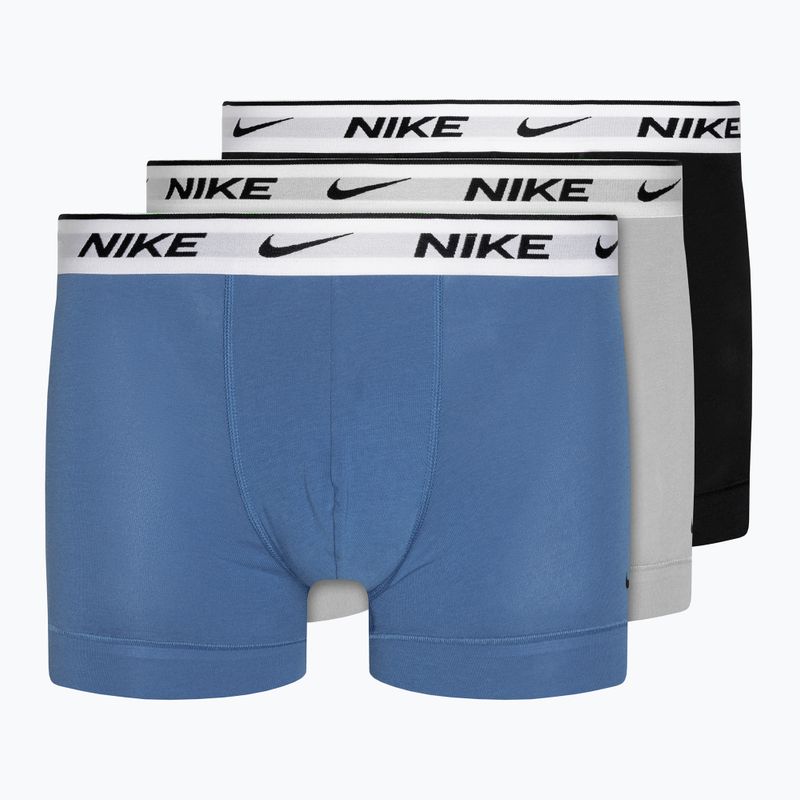 Boxershorts Herren Nike Everyday Cotton Stretch Trunk 3 Paar star blue/wolf grey/black white