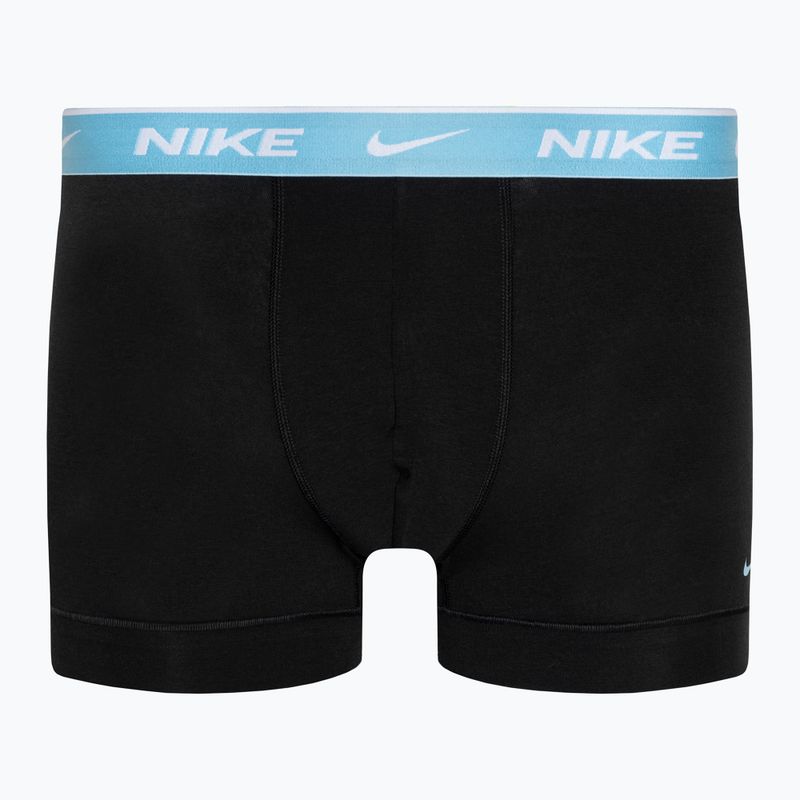 Boxershorts Herren Nike Everyday Cotton Stretch Trunk 3 Paar black/pear/aquarius/cark team red 2