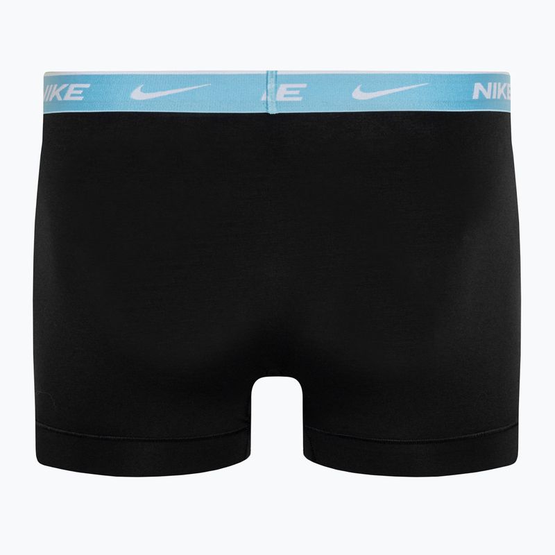 Boxershorts Herren Nike Everyday Cotton Stretch Trunk 3 Paar black/pear/aquarius/cark team red 3