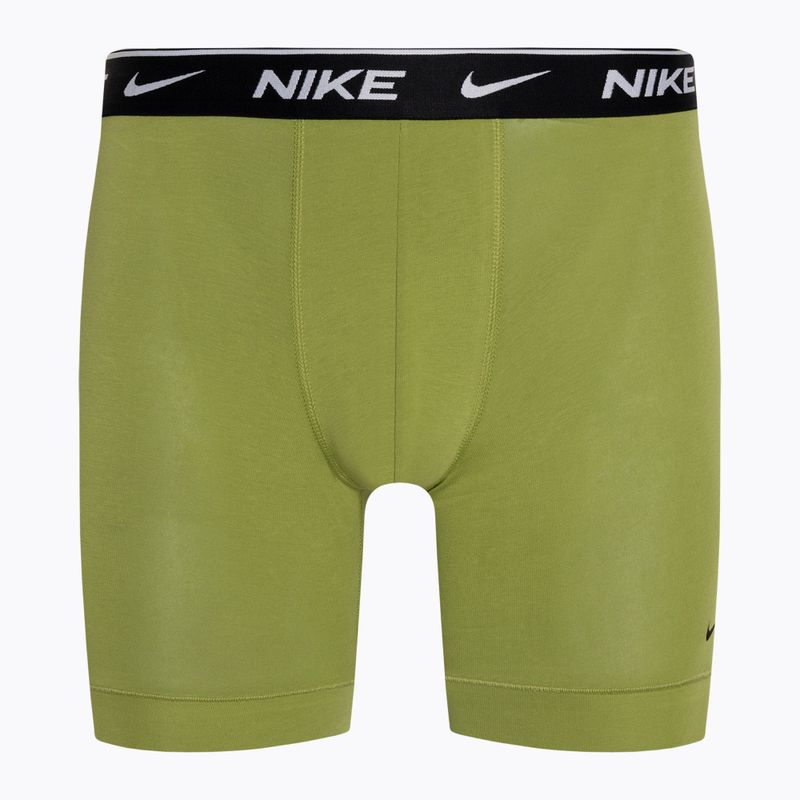 Boxershorts Herren Nike Everyday Cotton Stretch Boxer Brief 3 Paar pear/heather grey/black 2