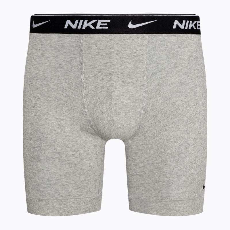 Boxershorts Herren Nike Everyday Cotton Stretch Boxer Brief 3 Paar pear/heather grey/black 3