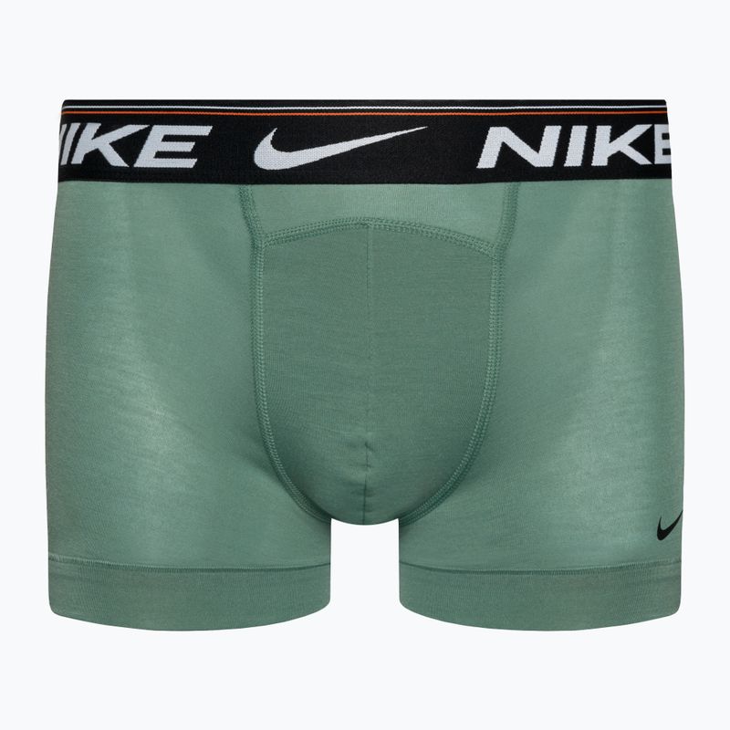 Nike Dri-FIT Ultra Comfort Trunk Herren Boxershorts 3 Paar türkis/schwarz/orange 2