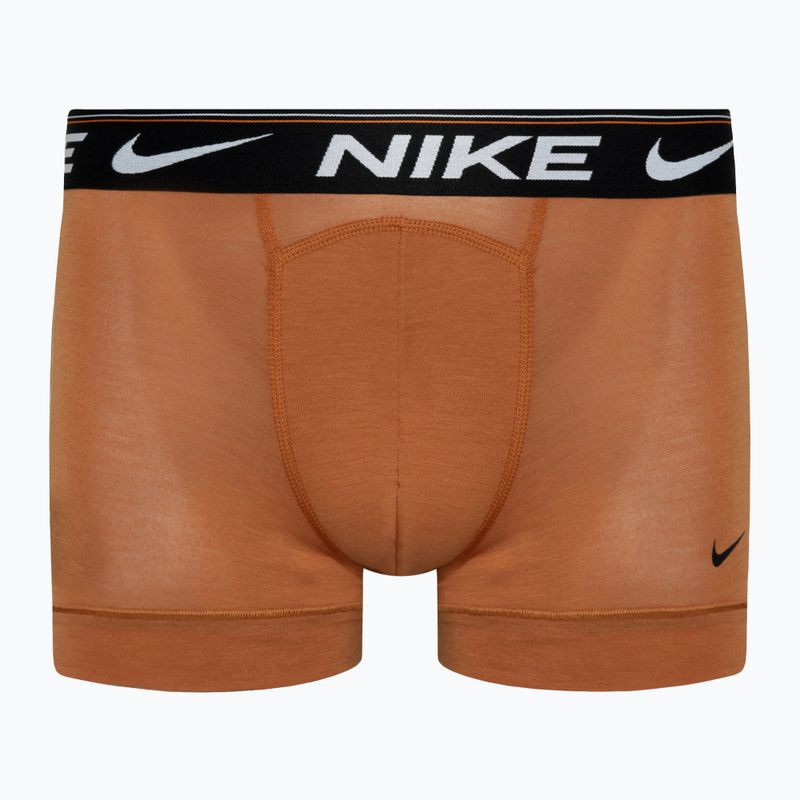 Nike Dri-FIT Ultra Comfort Trunk Herren Boxershorts 3 Paar türkis/schwarz/orange 3