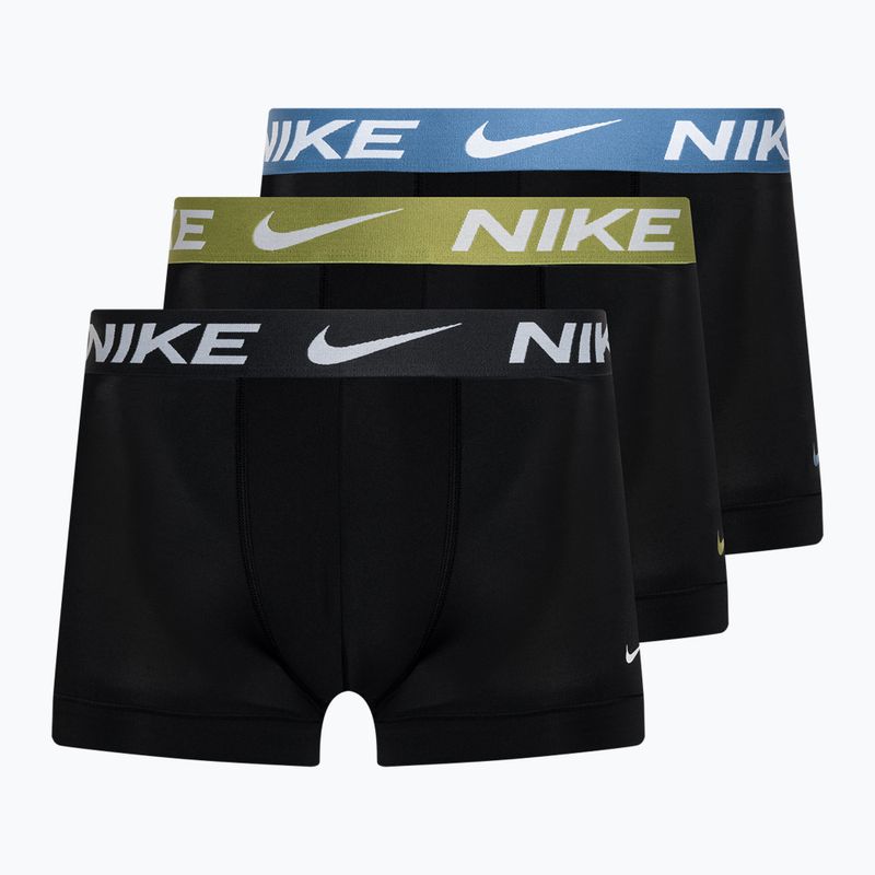 Boxershorts Herren Nike Dri-Fit Essential Micro Trunk 3 Paar black/star blue/pear/anthracite