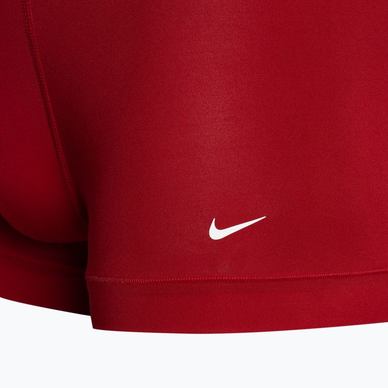 Herren Nike Dri-Fit Essential Micro Trunk Boxershorts 3 Paar schwarz/rot/blau 7