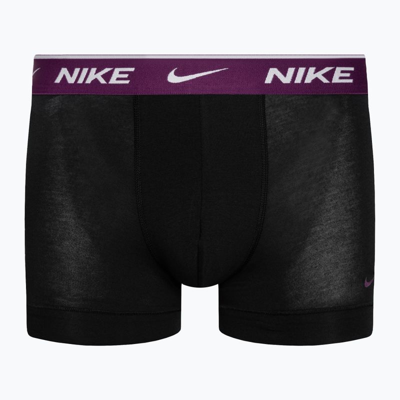 Herren Nike Everyday Cotton Stretch Trunk Boxershorts 3 Paar türkis/violett/blau 2