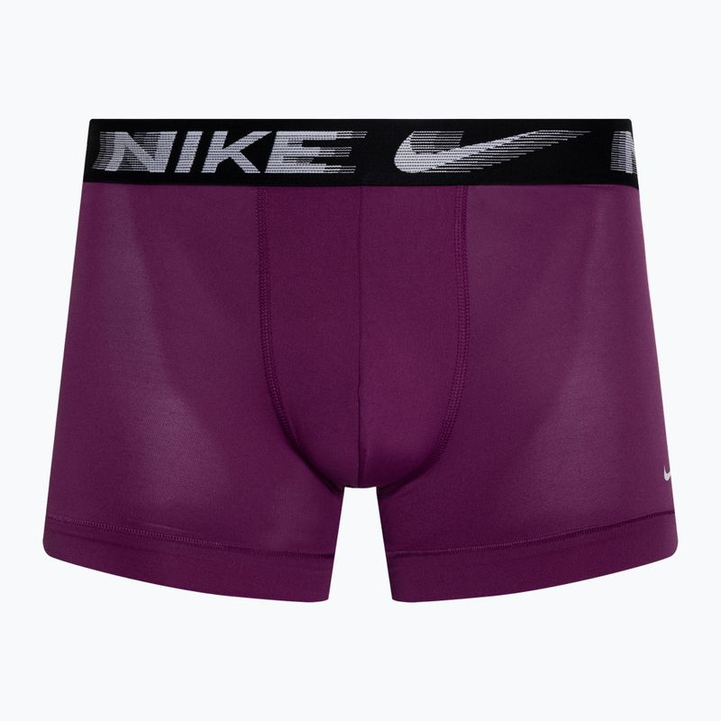 Boxershorts Herren Nike Dri-Fit Essential Micro Trunk 3 Paar violet/wolf grey/black 4