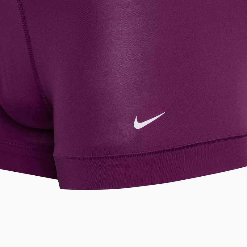 Boxershorts Herren Nike Dri-Fit Essential Micro Trunk 3 Paar violet/wolf grey/black 7