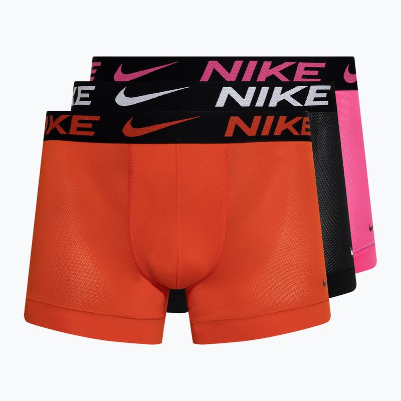 Boxershorts Herren Nike Dri-FIT Cotton Trunk 3 Paar picante red/laser fuchsia/black