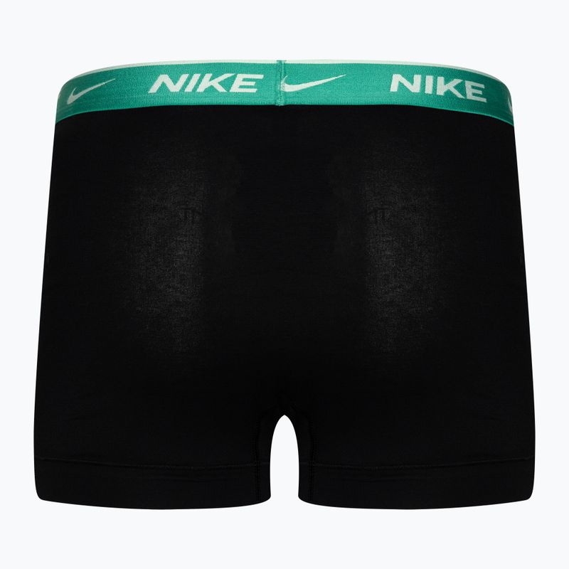 Herren Nike Everyday Cotton Stretch Trunk Boxershorts 3 Paar blau/türkis/rosa 5