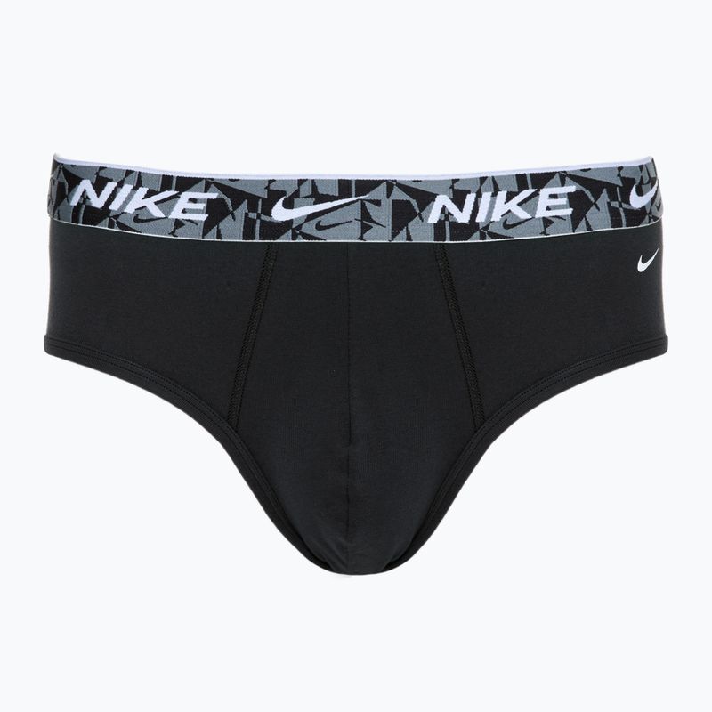 Nike Everyday Cotton Stretch Brief für Männer 3 Paar schwarz/grün/schwarz 2