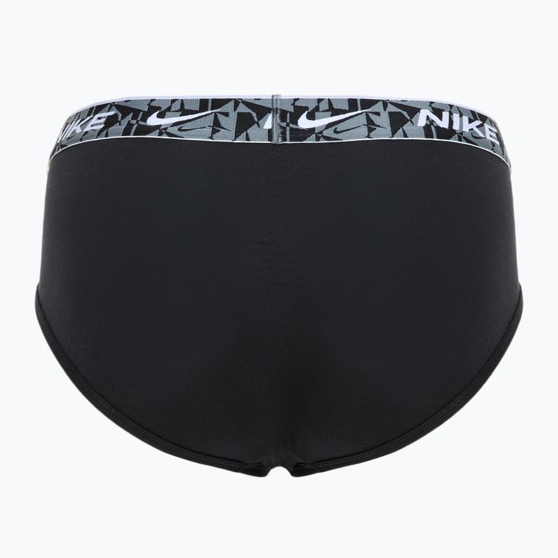 Nike Everyday Cotton Stretch Brief für Männer 3 Paar schwarz/grün/schwarz 5