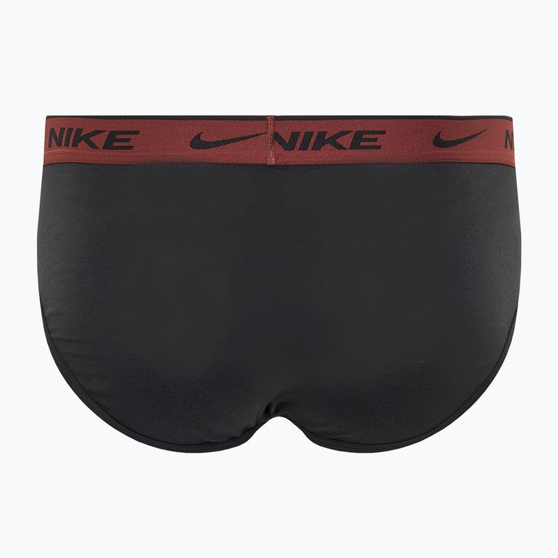 Nike Everyday Cotton Stretch Brief für Männer 3 Paar Cyber schwarz/grau/dunkel pony 3