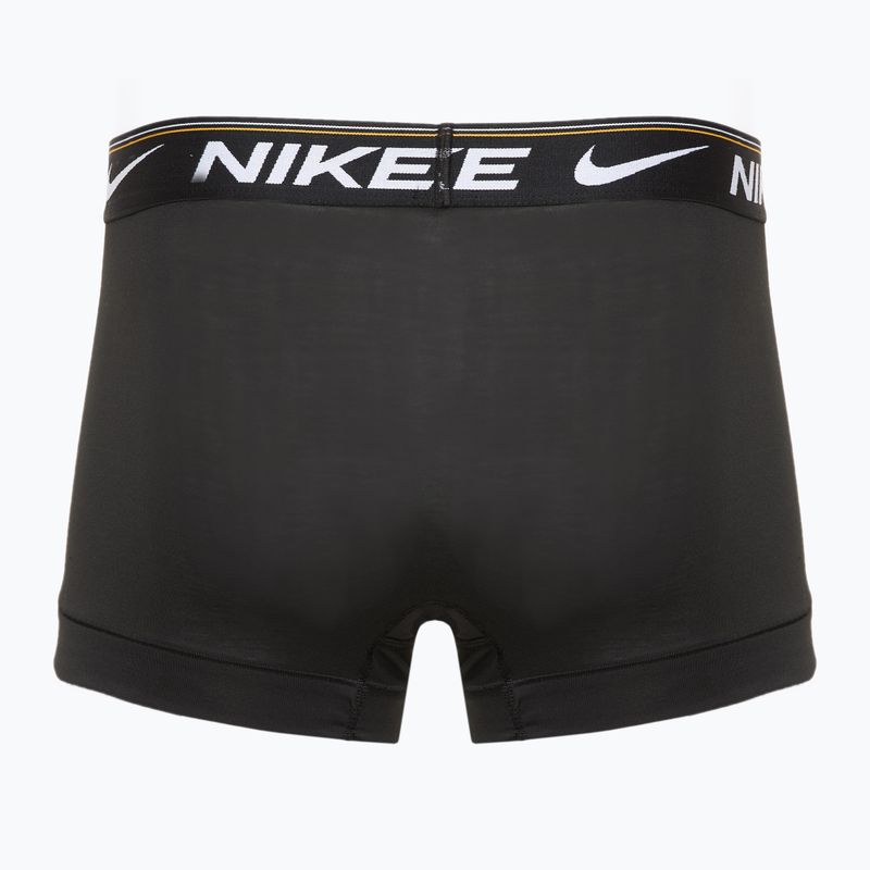 Herren Boxershorts Nike Dri-FIT Ultra Comfort Trunk 3 Paar schwarz gold/storm/schwarz 5