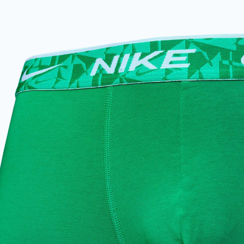 Herren Nike Everyday Cotton Stretch Boxershorts 3 Paar grün/schwarz 6