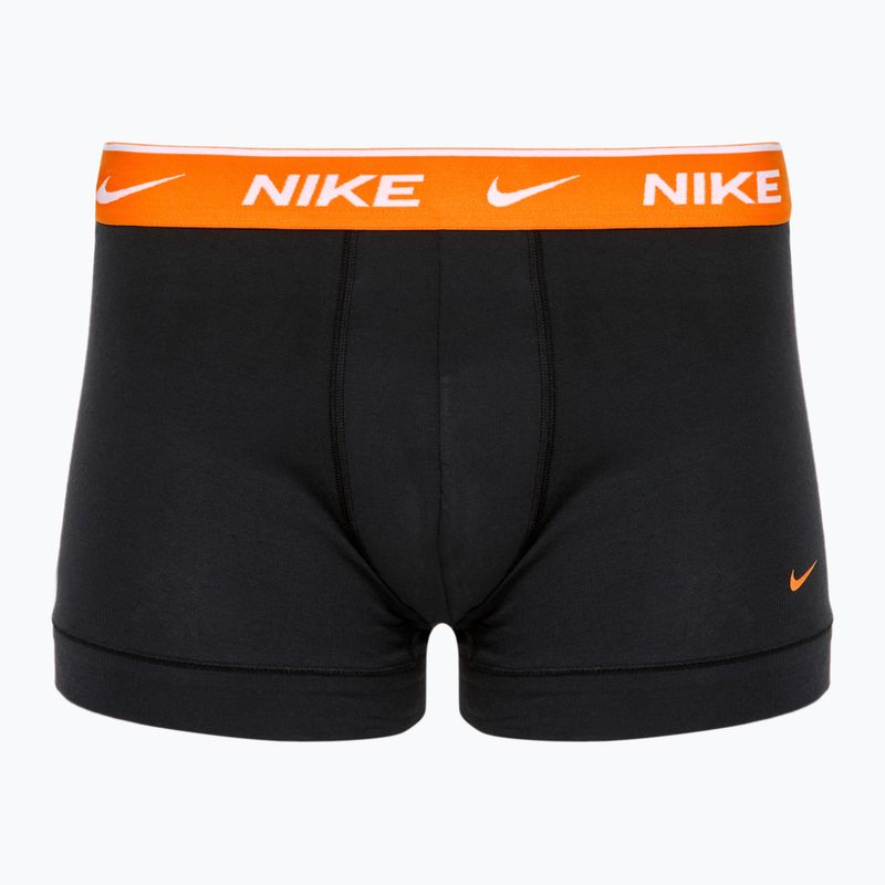 Herren Boxershorts Nike Everyday Cotton Stretch Trunk 3 Paar schwarz/gold/hyper crimson 4