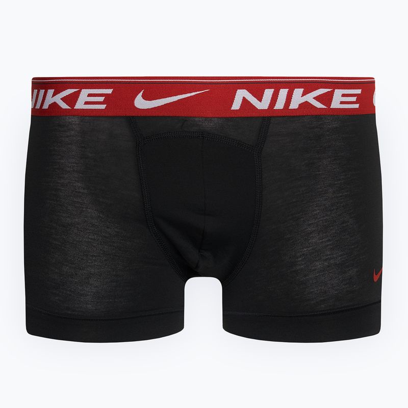 Herren Boxershorts Nike Dri-FIT Ultra Comfort Trunk 3 Paar schwarz moon/dragon red/armory navy 2