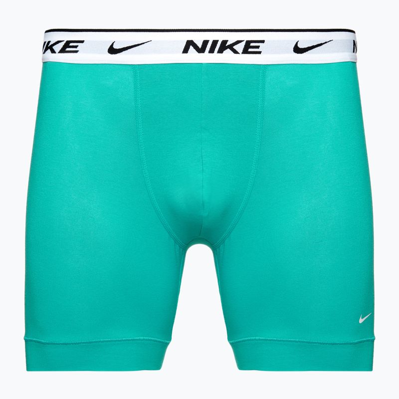 Herren Nike Everyday Cotton Stretch Boxershorts 3 Paar staubiger Kaktus/Ostblau/Arm Marineblau 2