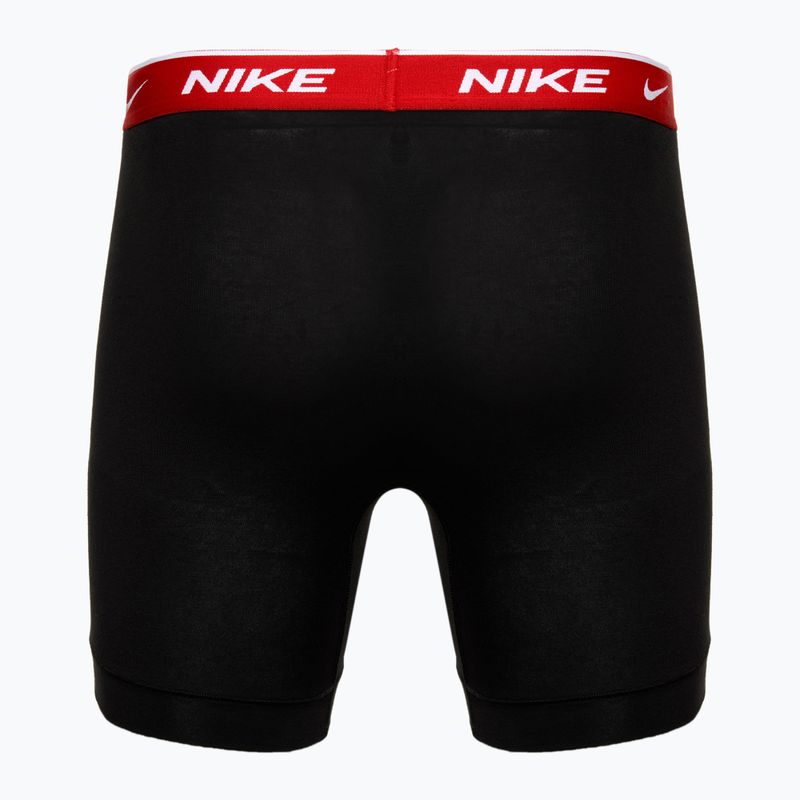 Herren Nike Everyday Cotton Stretch Boxershorts 3 Paar schwarz team orange/rot/schwarz 5