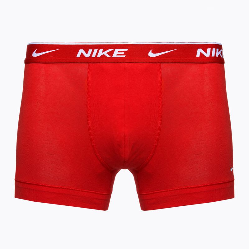 Herren Boxershorts Nike Everyday Cotton Stretch Trunk 3 Paar Team orange/uni rot/schwarz 3