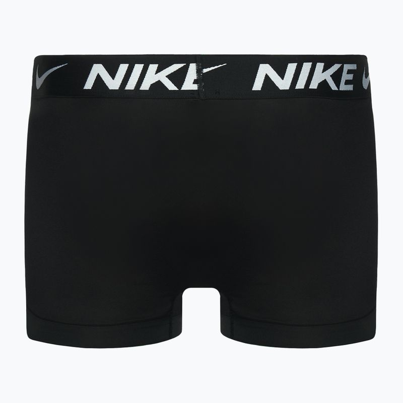Nike Dri-Fit Essential Herren Boxershorts 3 Paar Swoosh Life Print/uni rot/schwarz