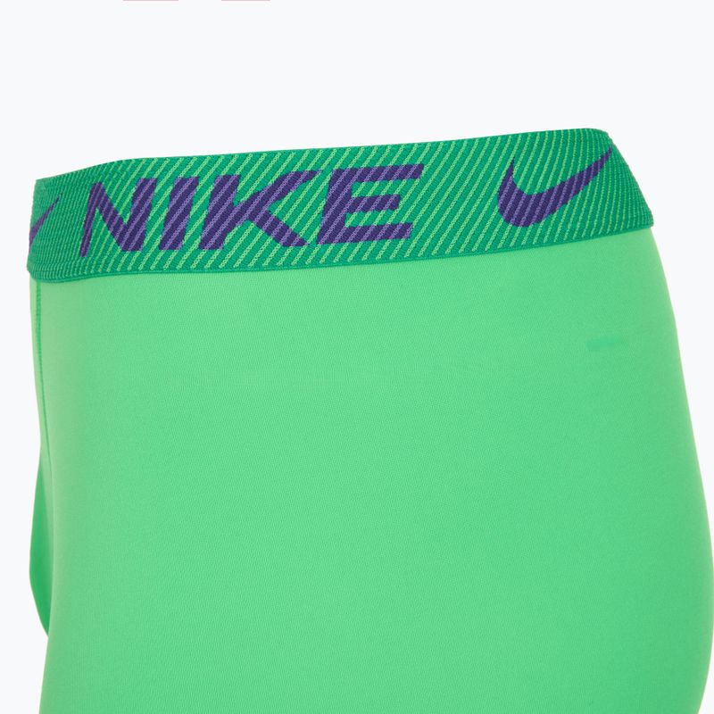 Herren Nike Dri-Fit Essential Micro Boxer Brief 3 Paar grüner Schock/wildes Violett/schwarz txtd wb 6