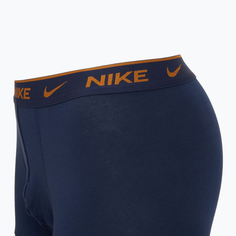 Herren Nike Everyday Cotton Stretch Trunk Boxershorts 3 Paar hellrot/nachtblau/schwarz 6