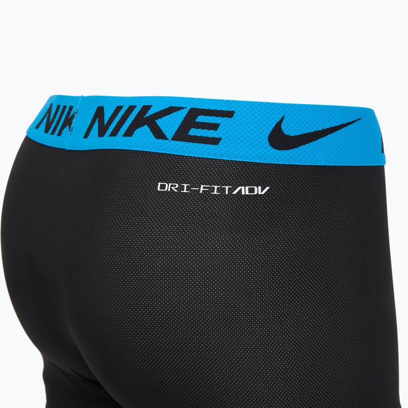 Nike Dri-FIT Cotton Trunk Herren Boxershorts 3 Paar schwarz mint foam/blau hero/bright ceramic wb 4