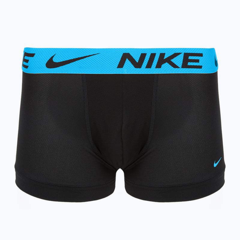 Nike Dri-FIT Cotton Trunk Herren Boxershorts 3 Paar schwarz mint foam/blau hero/bright ceramic wb 5