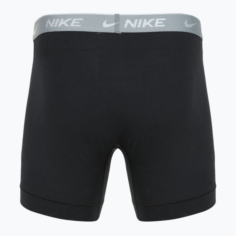 Herren Nike Everyday Cotton Stretch Boxershorts 3 Paar bi/iron grau/klar grau hochglanz texturiert wb 3