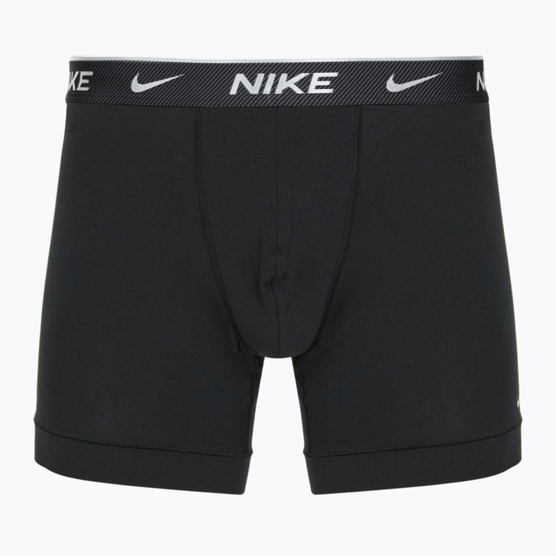 Herren Nike Everyday Cotton Stretch Boxershorts 3 Paar bi/iron grau/klar grau hochglanz texturiert wb 5