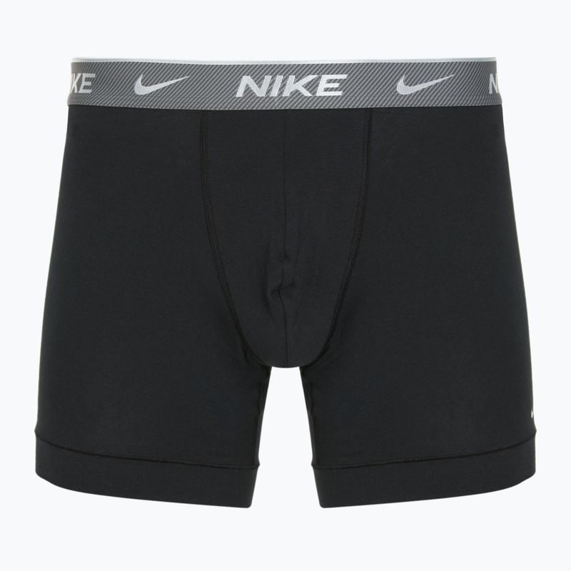 Herren Nike Everyday Cotton Stretch Boxershorts 3 Paar bi/iron grau/klar grau hochglanz texturiert wb 6