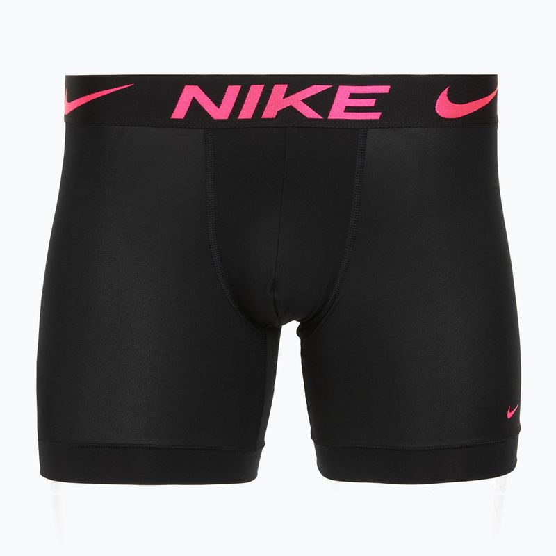 Herren Nike Dri-Fit Essential Micro Boxer Brief 3 Paar schwarz hyper pink/uni rot/schwarz hochglanz wb 4