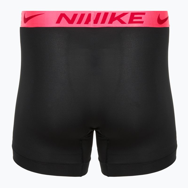 Herren Nike Dri-Fit Essential Micro Boxer Brief 3 Paar schwarz hyper pink/uni rot/schwarz hochglanz wb 5