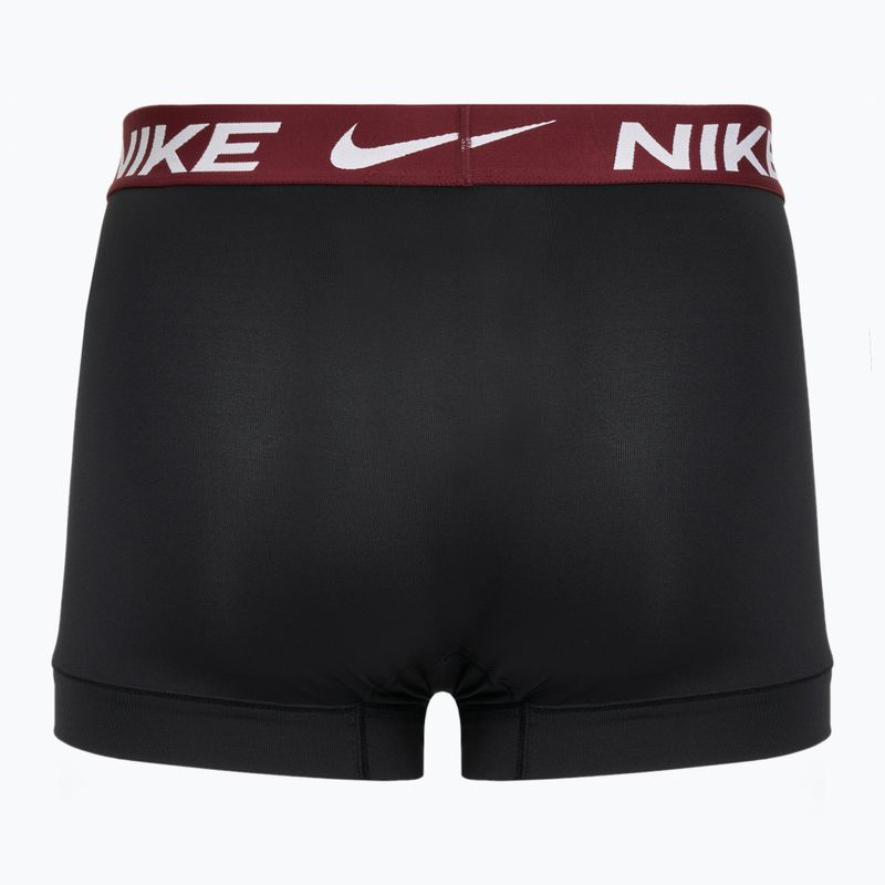 Herren Boxershorts Nike Dri-Fit Essential Micro Trunk 3 Paar schwarz university gold/deep night/dark team red wb 2