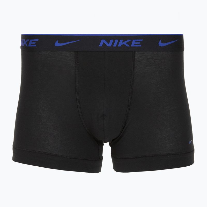 Herren Boxershorts Nike Everyday Cotton Stretch Trunk 3 Paar schwarz lig crim/des och/deep night Logo-Bund 4