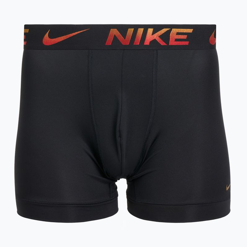 Herren Boxershorts Nike Dri-Fit Essential Micro Boxer Brief 3 Paar university rot/schwarz/schwarz metallic grdient wb 4